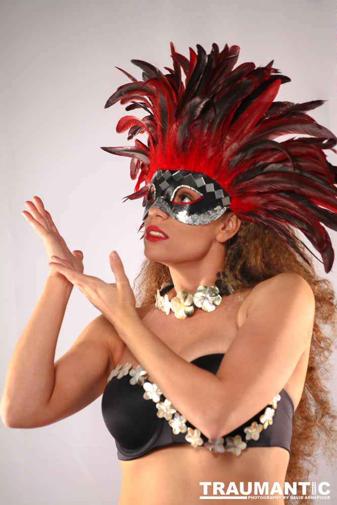 What a blast to get to shoot with a gorgeous Tahitian Dancer.  Ne-Ne was looking for shots to use to promote herself, and I got an opportunity to shoot something truly beautiful and interesting.